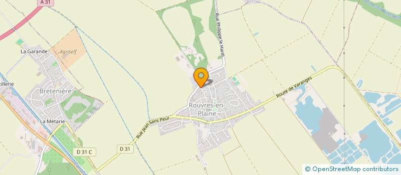 localisation de l'entreprise FP COUVERTURE  ROUVRES-EN-PLAINE