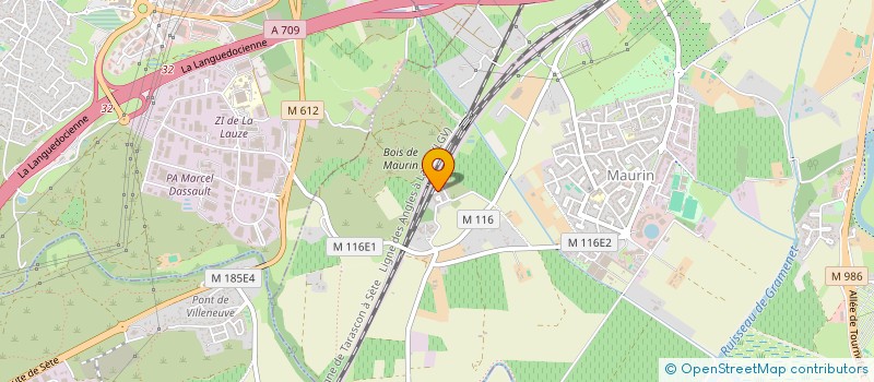 localisation de l'entreprise FP CUMA MEDITERRANEE à LATTES