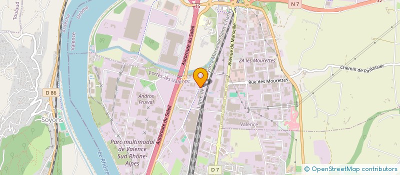 localisation de l'entreprise FP DEVELOPPEMENT  PORTES-LES-VALENCE