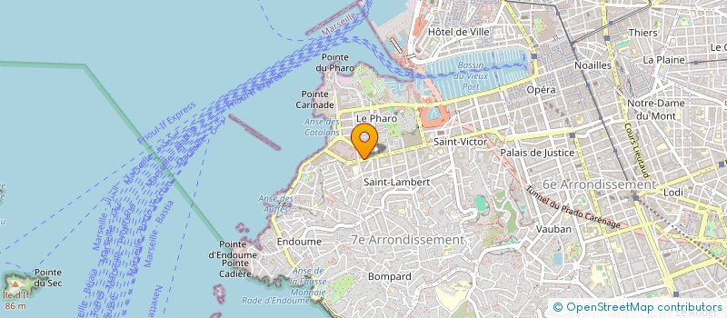 localisation de l'entreprise FP DIFFUSION à MARSEILLE