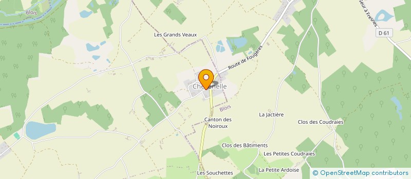 localisation de l'entreprise FP EXPERTISE BATIMENT  LE CONTROIS-EN-SOLOGNE