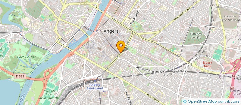 localisation de l'entreprise FP FOCH à ANGERS
