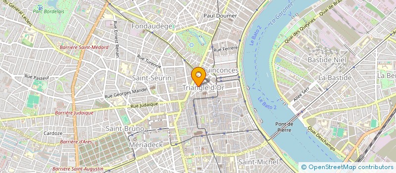 localisation de l'entreprise FP GRANDS HOMMES  BORDEAUX