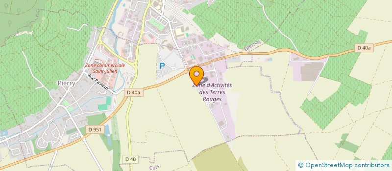 localisation de l'entreprise FP HOLDING  PIERRY