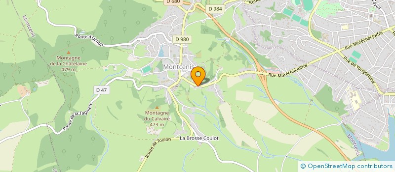 localisation de l'entreprise FP HOLDING  MONTCENIS