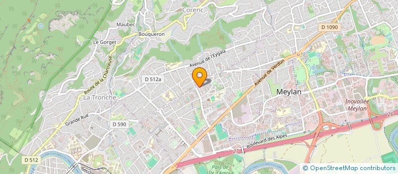 localisation de l'entreprise FP HOLDING à MEYLAN