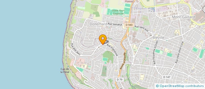 localisation de l'entreprise FP HORIZON à SAINTE-ADRESSE