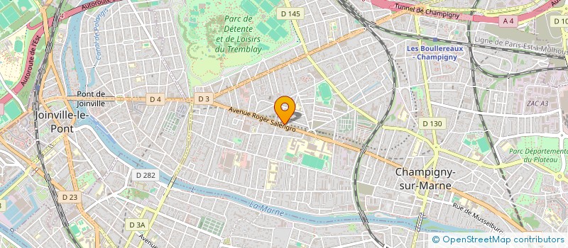 localisation de l'entreprise FP IMMO  CHAMPIGNY-SUR-MARNE