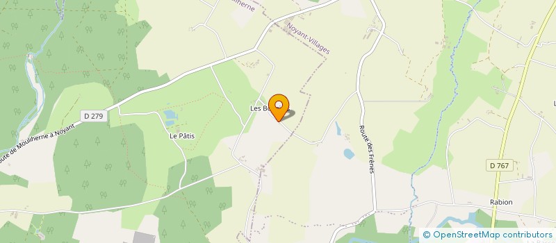 localisation de l'entreprise FP IMMO  NOYANT-VILLAGES