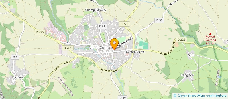 localisation de l'entreprise FP IMMOBILIER  VIC-LE-COMTE