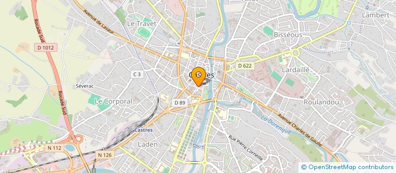 localisation de l'entreprise FP IMMOBILIER à CASTRES