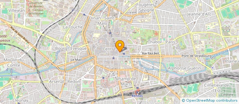 localisation de l'entreprise FP INVESTISSEMENTS à RENNES