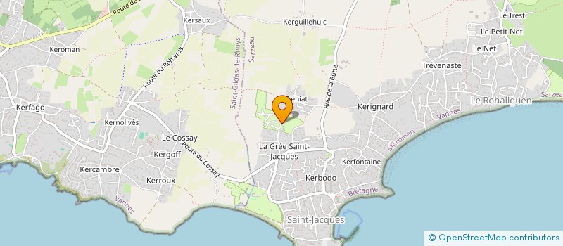 localisation de l'entreprise FP LOISIRS à SARZEAU