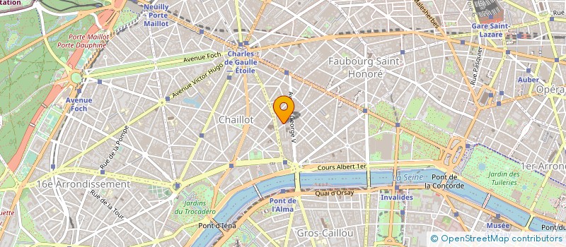localisation de l'entreprise FP LOMME à PARIS