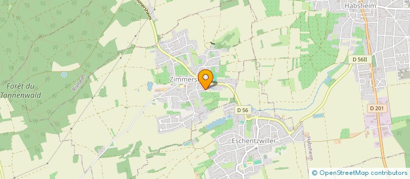 localisation de l'entreprise FP LOUDEN  ZIMMERSHEIM