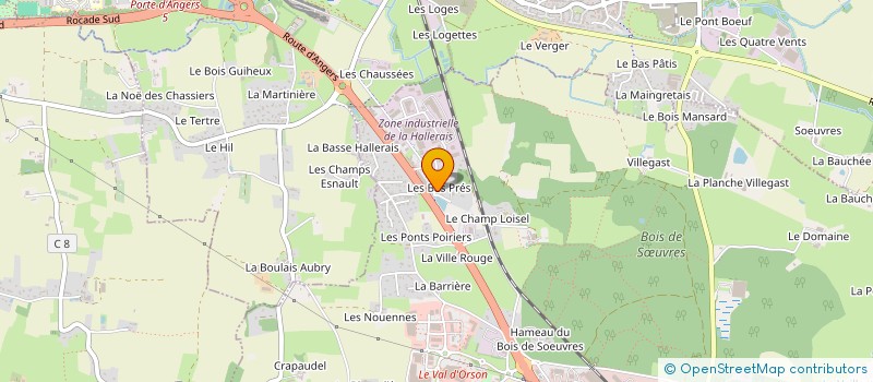 localisation de l'entreprise FP LUX WIND CHERMISEY  SAINT-JACQUES-DE-LA-LANDE