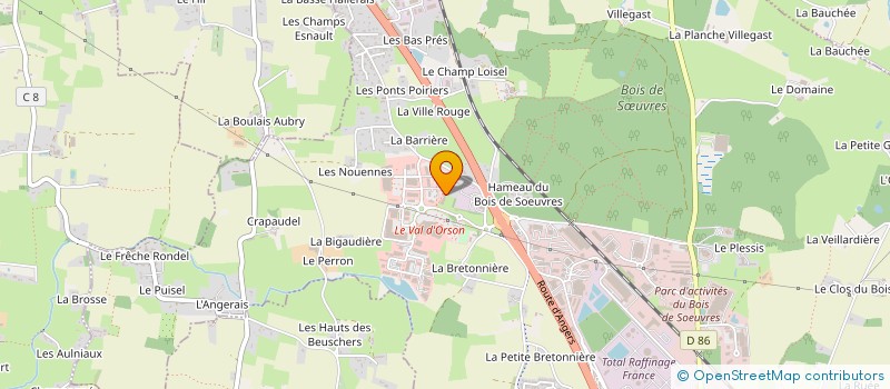 localisation de l'entreprise FP LUX WIND MELGVEN  SAINT-JACQUES-DE-LA-LANDE