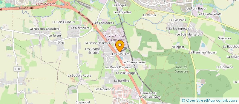 localisation de l'entreprise FP LUX WIND MONTAFILANT  SAINT-JACQUES-DE-LA-LANDE