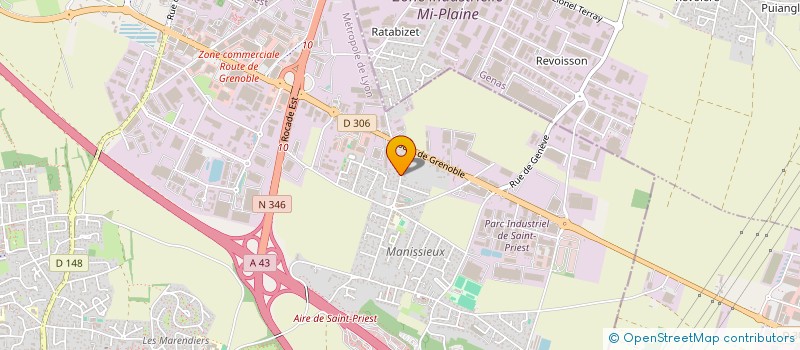 localisation de l'entreprise FP MAITRISE  SAINT-PRIEST