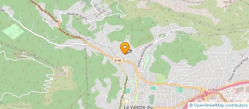 localisation de l'entreprise FP MALAUSSENA à LA VALETTE-DU-VAR