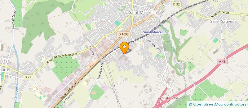 localisation de l'entreprise FP MERCURE  SAINT-MARCELLIN