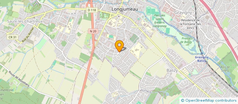 localisation de l'entreprise FP PARTICIPATIONS à LONGJUMEAU