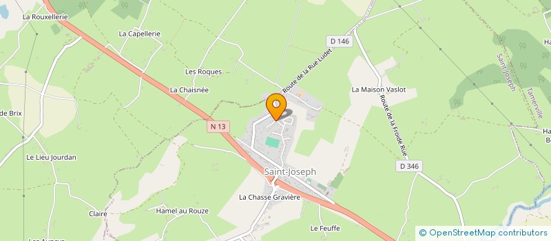 localisation de l'entreprise FP - PF à SAINT-JOSEPH