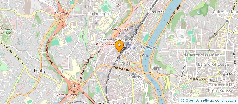 localisation de l'entreprise FP PLASTIQUES à LYON