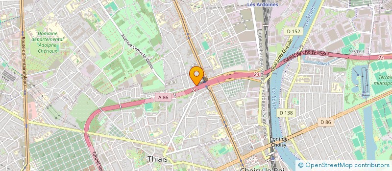 localisation de l'entreprise FP PROJECT  THIAIS
