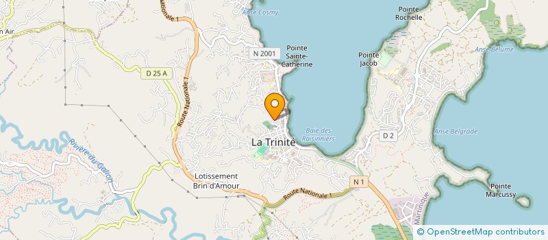 localisation de l'entreprise FP RESTAURATION  LA TRINITE