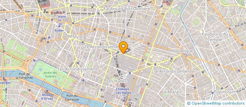 localisation de l'entreprise FP RETAIL à PARIS