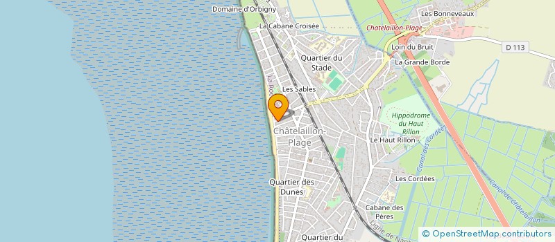 localisation de l'entreprise FP SAINT TROJAN à CHATELAILLON-PLAGE