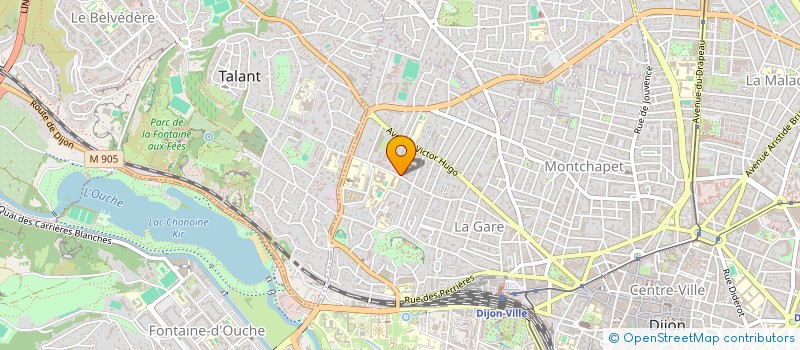 localisation de l'entreprise FP SANTE à DIJON