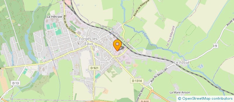 localisation de l'entreprise FP SERVICES à FORGES-LES-EAUX