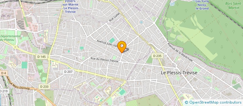 localisation de l'entreprise FP TERRASSEMENT ET CONSTRUCTION  CHAMPIGNY-SUR-MARNE