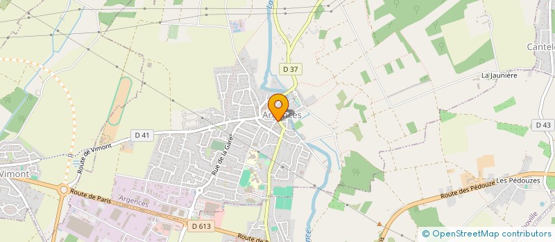 localisation de l'entreprise FP TRAITEUR  ARGENCES