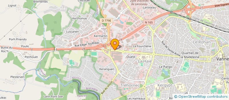 localisation de l'entreprise FP VANNES à VANNES