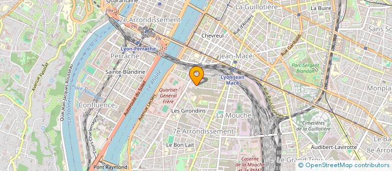 localisation de l'entreprise FP2  LYON