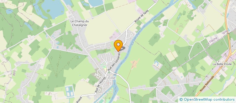 localisation de l'entreprise FP2A CONSEIL  LOUPLANDE