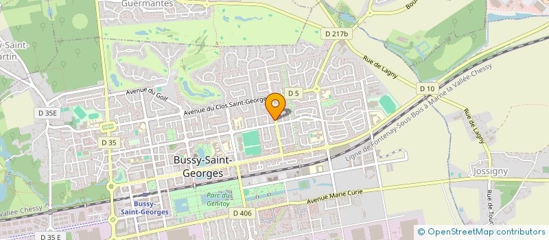 localisation de l'entreprise FP2C  BUSSY-SAINT-GEORGES