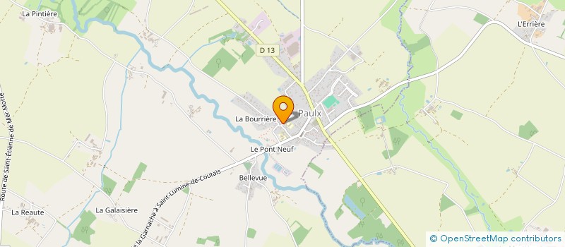 localisation de l'entreprise FP2K à PAULX