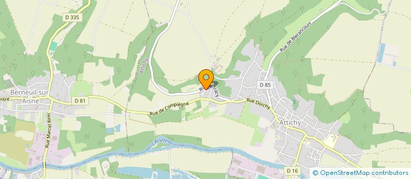 localisation de l'entreprise FP2M  SEPTMONTS