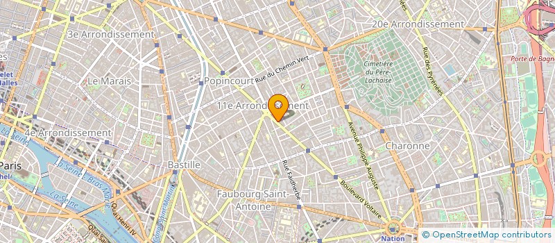 localisation de l'entreprise FP2S  PARIS