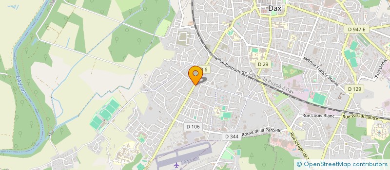 localisation de l'entreprise FP2S  DAX