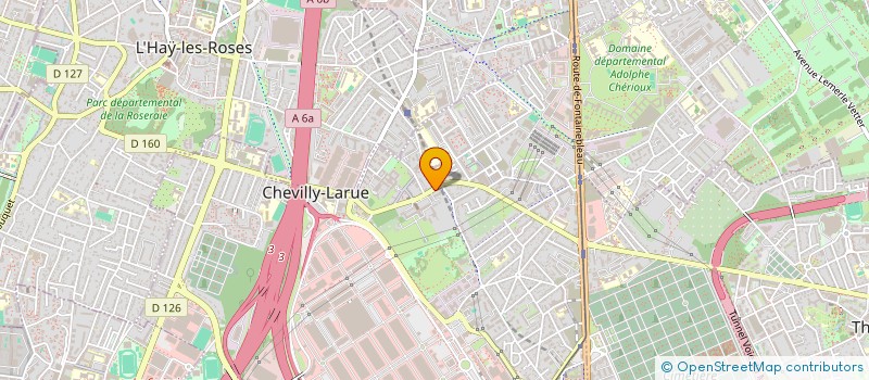localisation de l'entreprise FP3K  CHEVILLY-LARUE