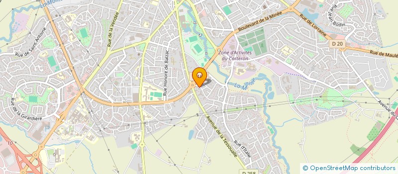 localisation de l'entreprise FP3K à CHOLET