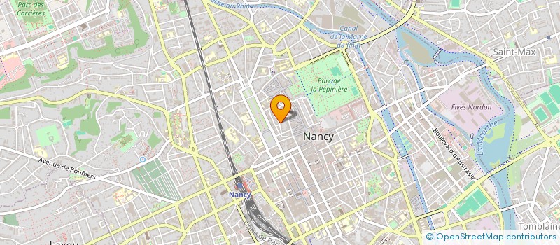 localisation de l'entreprise FPA  NANCY