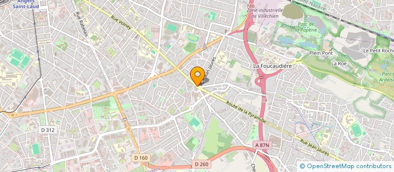 localisation de l'entreprise FPA à ANGERS
