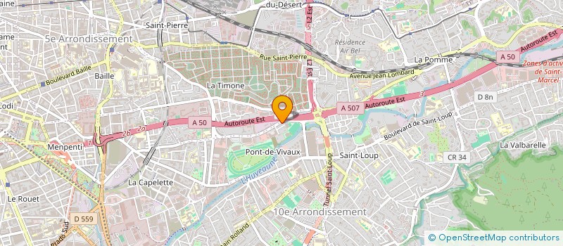 localisation de l'entreprise FPA à MARSEILLE