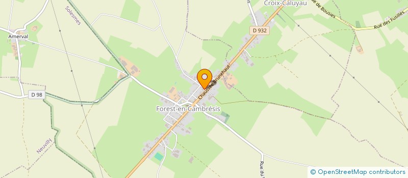 localisation de l'entreprise FPA  FOREST-EN-CAMBRESIS